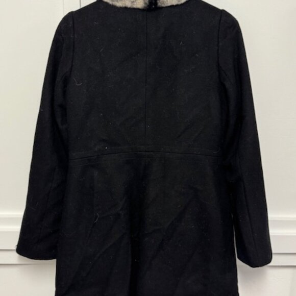 Sachi Collection Womens Lambswool and Rabbit fur collar - Picture 4 of 4